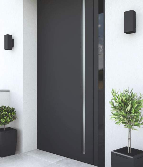 Instalación de ventanas Schüco en Barcelona Shuco Puerta de entrada 2 - Instalación de ventanas Schüco en Barcelona