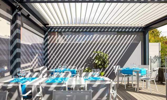 Instalación de pérgolas bioclimáticas en Barcelona pergola bioclimatica distribuidor espana cepi - Instalación de pérgolas bioclimáticas en Barcelona