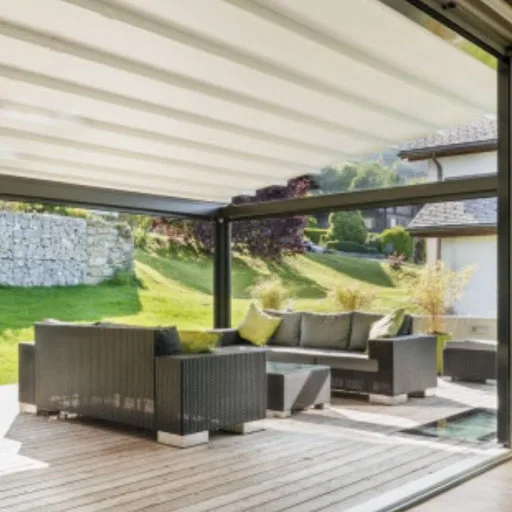 Instalación de pérgolas de lona tensada en Barcelona Pergolas tensadas Tivanti 2 jpg - Instalación de pérgolas de lona tensada en Barcelona