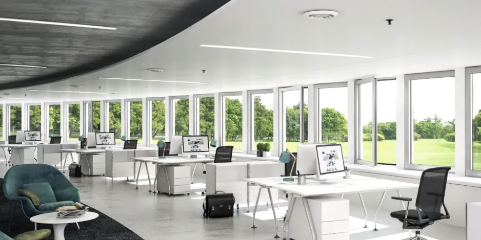 Instalación de carpintería de PVC en Barcelona Serie Corona CT 70 HS de SCHUCO 938x469 - Instalación de carpintería de PVC en Barcelona