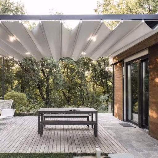 Instalación de pérgolas Corradi en Barcelona Exyl - Instalación de pérgolas Corradi en Barcelona